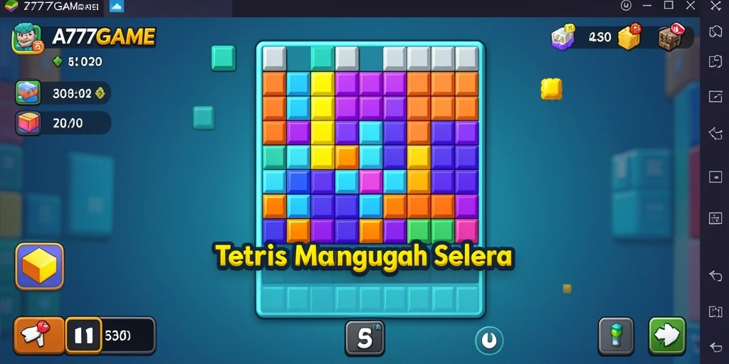 Gameplay seru A777GAME yang penuh warna.