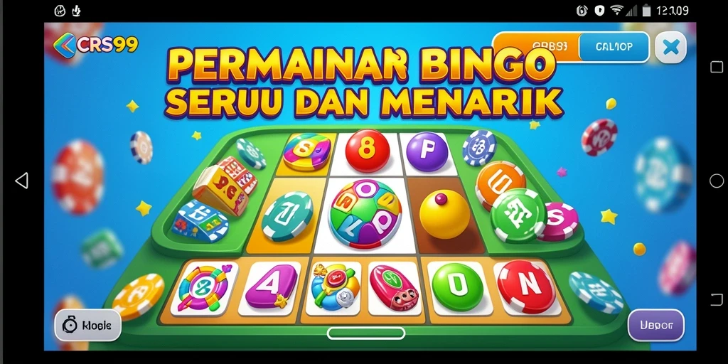 Tampilan gameplay seru pada aplikasi Bingo CRS99.