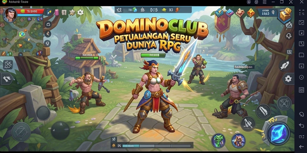 Menampilkan gameplay seru RPG di DOMINOCLUB.