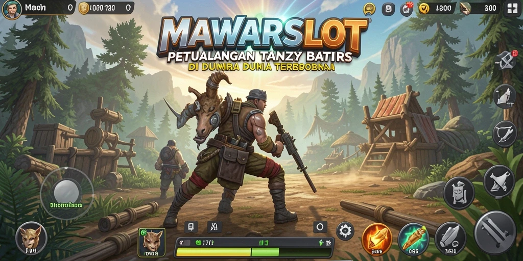Tampilan gameplay Open World yang memukau di MAWARSLOT.