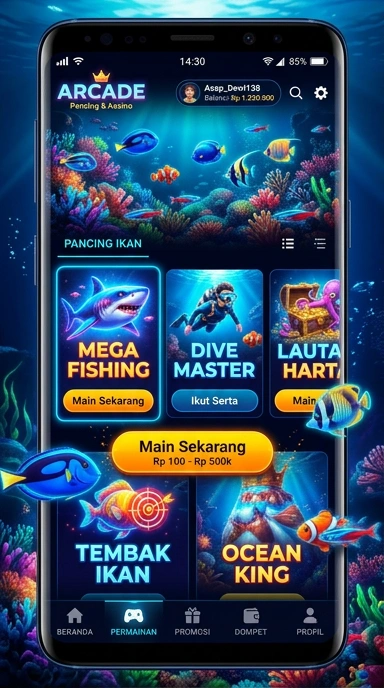Tampilan utama aplikasi dewi138 dengan fitur lengkap.